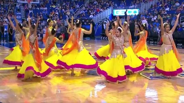 The video was shared by NBA India on their Facebook page. The video was shared by NBA India on their Facebook page.