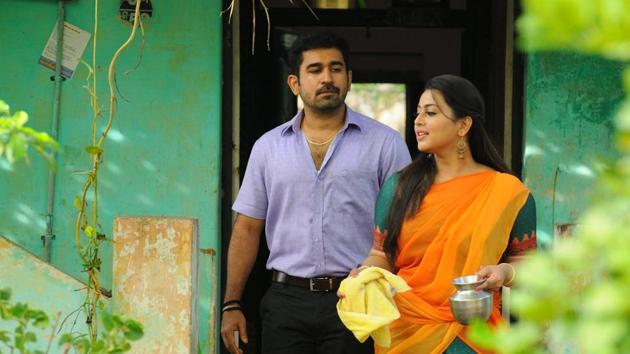 Annadurai movie review: Vijay Antony plays double role in the film.