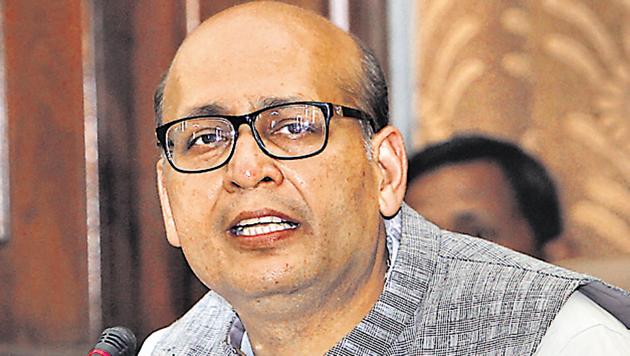 Congress MP and Chairman of the standing committee on law and justice Abhishek Manu Singhvi talking to media at Parliament House in New Delhi. (PTI File Photo) Congress MP and Chairman of the standing committee on law and justice Abhishek Manu Singhvi talking to media at Parliament House in New Delhi. (PTI File Photo)