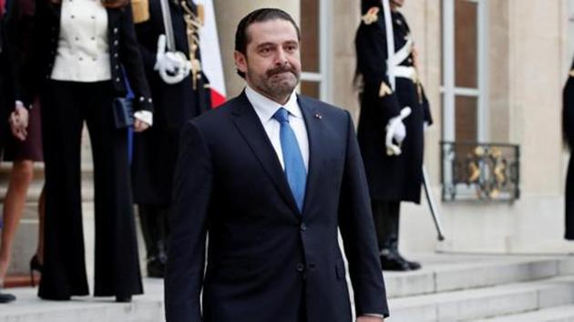 Saad al-Hariri, who announced his resignation as Lebanon's Prime Minister while on a visit to Saudi Arabia, is pictured at the Elysee Palace in Paris, France, November 18, 2017. (REUTERS File Photo) Saad al-Hariri, who announced his resignation as Lebanon's Prime Minister while on a visit to Saudi Arabia, is pictured at the Elysee Palace in Paris, France, November 18, 2017. (REUTERS File Photo)