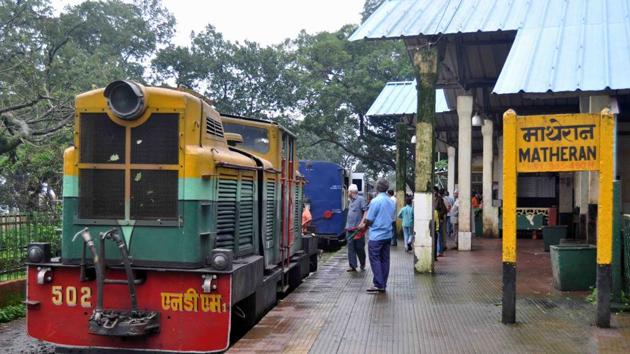 Matheran toy train partially resumed its operation on October 30. (HT) Matheran toy train partially resumed its operation on October 30. (HT)