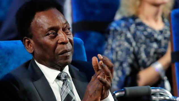 Brazilian legend Pele attended the 2018 FIFA World Cup draw in Moscow. (REUTERS) Brazilian legend Pele attended the 2018 FIFA World Cup draw in Moscow. (REUTERS)