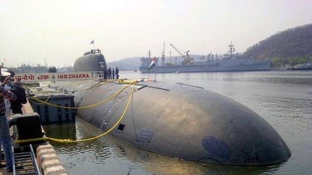 INS Chakra is a nuclear-powered submarine which was taken by India on lease from Russia in 2012 for a period of 10 years.(File Photo)