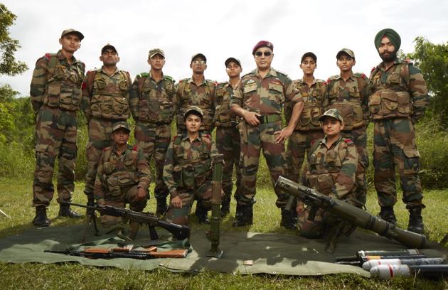 Kamal Haasan at the Officers Training Academy, Chennai. Kamal Haasan at the Officers Training Academy, Chennai.