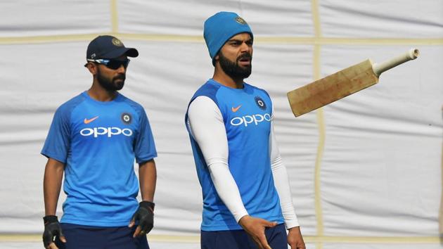 Virat Kohli’s Indian cricket team are eyeing a record ninth consecutive series win as they gear up to face Sri Lanka in the third Test in New Delhi. (AFP) Virat Kohli’s Indian cricket team are eyeing a record ninth consecutive series win as they gear up to face Sri Lanka in the third Test in New Delhi. (AFP)