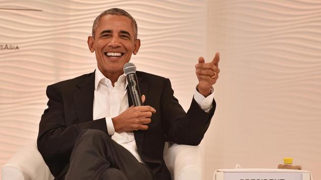 Politicians are often reflections of forces in the society. “If you see a politician doing things that are questionable, one of the questions you can ask yourself as a citizen is ‘am I encouraging this?’” Former US president Barack Obama, discussing India’s role in the international arena, said on Day 2 of the Hindustan Times Leadership Summit 2017 in New Delhi. (Sanchit Khanna / HT Photo)