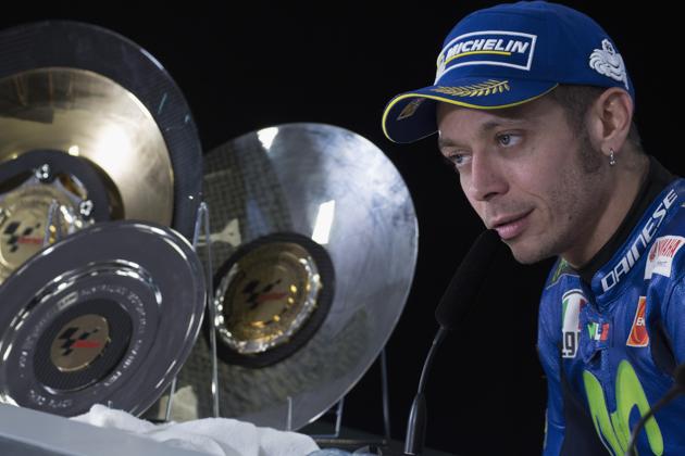 Valentino Rossi, who currently races for Movistar Yamaha MotoGP team, have won nine world titles in motorcycle Grand Prix racing. (Getty Images) Valentino Rossi, who currently races for Movistar Yamaha MotoGP team, have won nine world titles in motorcycle Grand Prix racing. (Getty Images)
