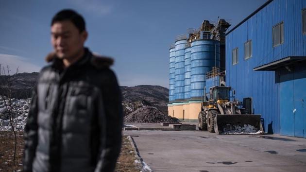 The most recent resolution --passed in September after Pyongyang detonated its most powerful nuclear device to date-- forbade trade in textiles and imposed limits on oil supplies. “There is some impact,” said Han Yue, deputy manager of the Chinese-owned Rason Songsin Building Materials cement plant. “Many things can’t be imported from China anymore because of the UN sanctions, in terms of the transfer of funds from both sides you could say it has been cut off.” (Ed Jones / AFP) The most recent resolution --passed in September after Pyongyang detonated its most powerful nuclear device to date-- forbade trade in textiles and imposed limits on oil supplies. “There is some impact,” said Han Yue, deputy manager of the Chinese-owned Rason Songsin Building Materials cement plant. “Many things can’t be imported from China anymore because of the UN sanctions, in terms of the transfer of funds from both sides you could say it has been cut off.” (Ed Jones / AFP)