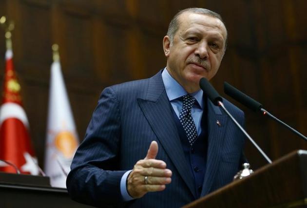 Turkish President Recep Tayyip Erdogan addresses during a meeting at the Parliament in Ankaraon November 28, 2017. (Reuters) Turkish President Recep Tayyip Erdogan addresses during a meeting at the Parliament in Ankaraon November 28, 2017. (Reuters)