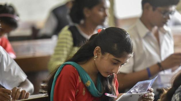 In more than half of the districts the rectified lists of examinations centres duly approved by respective district committees have yet not been received.(HT File Photo)