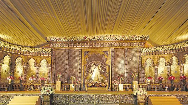 According to the state government’s notification in August this year, “about 580 marriage palaces remain unauthorised as they did not meet the criteria. (HT File) According to the state government’s notification in August this year, “about 580 marriage palaces remain unauthorised as they did not meet the criteria. (HT File)