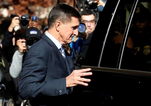 Former U.S. National Security Adviser Michael Flynn departs after a plea hearing at U.S. District Court, in Washington. (REUTERS) Former U.S. National Security Adviser Michael Flynn departs after a plea hearing at U.S. District Court, in Washington. (REUTERS)
