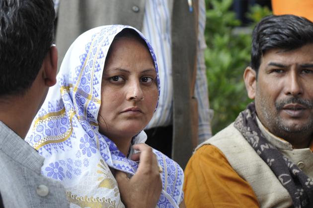 BJP candidate Geeta Pandit won Dadri Nagar Palika seat by 2,125 votes. (Sunil Ghosh/ HT Photo) BJP candidate Geeta Pandit won Dadri Nagar Palika seat by 2,125 votes. (Sunil Ghosh/ HT Photo)