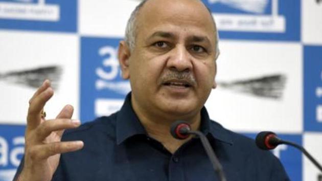 About a panel of names for governing bodies of Delhi University colleges, Delhi deputy chief minister Manish Sisodia, in a note dated November 30, has said “It is unacceptable that the University of Delhi should withdraw a panel of 387 names, and replace it with a panel of merely 157 names.”(Sonu Mehta/HT PHOTO)