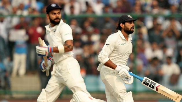 Murali Vijay and Virat Kohli walloped 150s as India dominated on the first day of the third Test in New Delhi. Get highlights of India vs Sri Lanka, third Test, day 1 here.(BCCI)