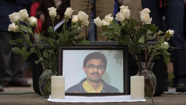 Srinivas Kuchibhotla, an aviation systems engineer at GPS manufacturer, Garmin, was shot dead by a US navy veteran Adam Purinton at a bar in Kansas on February 22, 2017.(REUTERS FILE PHOTO)