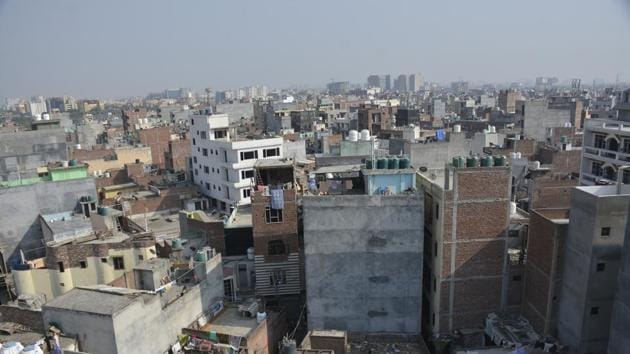 Khoda has an estimated population of 10 lakh people and is popular as the largest unauthorised colony of Uttar Pradesh with around 2,200 by-lanes. (Sakib Ali /HT Photo) Khoda has an estimated population of 10 lakh people and is popular as the largest unauthorised colony of Uttar Pradesh with around 2,200 by-lanes. (Sakib Ali /HT Photo)