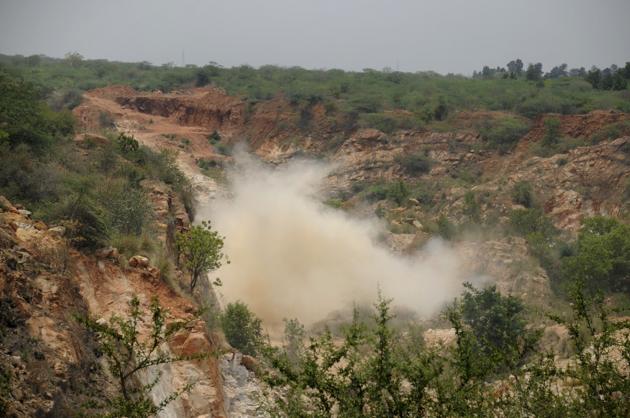According to the National Capital Regional Plan 2021, in areas coming under the National Conservation Zone, construction is limited to only 0.5% of the total land.(Parveen Kumar/HT FILE) According to the National Capital Regional Plan 2021, in areas coming under the National Conservation Zone, construction is limited to only 0.5% of the total land.(Parveen Kumar/HT FILE)