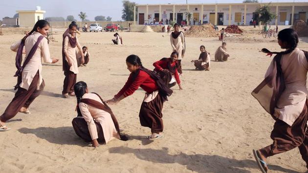 Despite its recent successes, the school lacks infrastructure. It does not have a computer lab or a play ground.Sacrificing their holidays, teachers and students have set an example and many are now willing to assist them. (Himanshu Vyas / HT Photo)