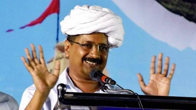 AAP chief and Delhi chief mMinister Arvind Kejriwal addressing at a public meeting in Surat. (PTI File Photo) AAP chief and Delhi chief mMinister Arvind Kejriwal addressing at a public meeting in Surat. (PTI File Photo)