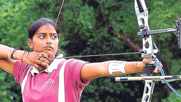 Deepika Kumari claimed the only medal for India at Indoor Archery World Cup.(HT Photo)