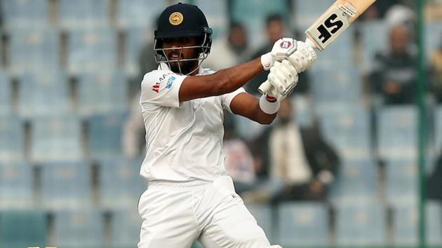 Dinesh Chandimal upped the ante towards the end and remained unbeaten on 147. He will look to surpass his highest Test score 162 on Tuesday. (BCCI) Dinesh Chandimal upped the ante towards the end and remained unbeaten on 147. He will look to surpass his highest Test score 162 on Tuesday. (BCCI)