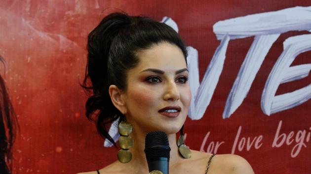 Sunny Leone during a promotional event for her upcoming movie Tera Intezaar in New Delhi. (AFP) Sunny Leone during a promotional event for her upcoming movie Tera Intezaar in New Delhi. (AFP)