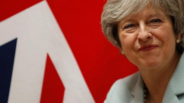 Britain’s Prime Minister Theresa May attends a bilateral meeting during the Eastern Partnership summit at the European Council Headquarters in Brussels. (Reuters Photo) Britain’s Prime Minister Theresa May attends a bilateral meeting during the Eastern Partnership summit at the European Council Headquarters in Brussels. (Reuters Photo)