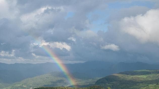 The rainbow in Taiwan is likely to shatter the previous record for the longest-lasting rainbow, set in Yorkshire, England, on March 14, 1994, which was recorded as lasting six hours. (Shutterstock photo for representation.) The rainbow in Taiwan is likely to shatter the previous record for the longest-lasting rainbow, set in Yorkshire, England, on March 14, 1994, which was recorded as lasting six hours. (Shutterstock photo for representation.)