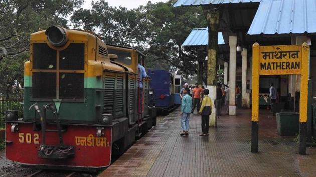 The popular Neral-Matheran toy train will run on steam engines soon. (HT File) The popular Neral-Matheran toy train will run on steam engines soon. (HT File)