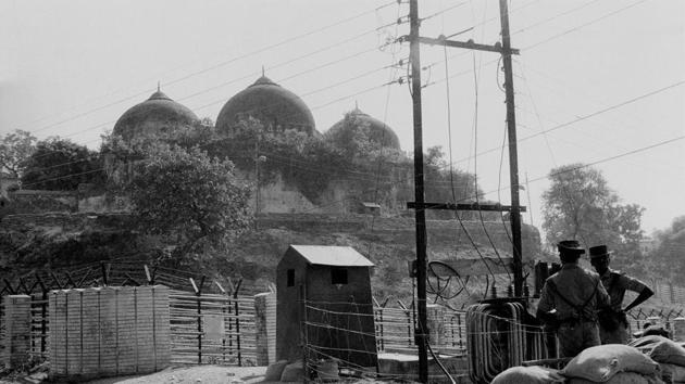 File photo of Babri Masjid in Ayodhya. (PTI) File photo of Babri Masjid in Ayodhya. (PTI)