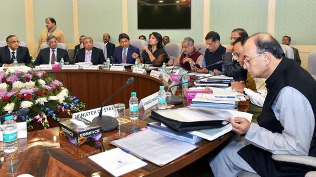 Union finance and corporate affairs minister Arun Jaitley chairs the 3rd meeting of Pre-Budget Consultative Committee with stakeholders groups from industry and trade in connection with the forthcoming Union Budget 2018-19 in New Delhi on Wednesday. (PTI Photo) Union finance and corporate affairs minister Arun Jaitley chairs the 3rd meeting of Pre-Budget Consultative Committee with stakeholders groups from industry and trade in connection with the forthcoming Union Budget 2018-19 in New Delhi on Wednesday. (PTI Photo)