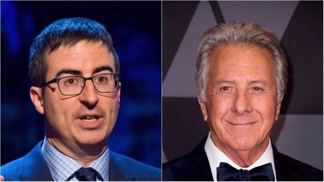Jon Oliver is being praised online for confront Dustin Hoffman about the sexual assault allegations. Jon Oliver is being praised online for confront Dustin Hoffman about the sexual assault allegations.