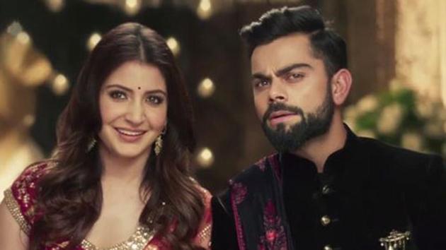 Virat Kohli (R) and Anushka Sharma are reportedly set to tie the knot in December in Italy. The two have been seeing each other since 2013 after they met during a shoot for a TV commercial.(YouTube screengrab)