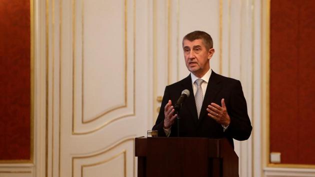 Czech newly appointed Prime Minister Andrej Babis attends a news conference at Prague Castle in Prague, Czech Republic December 6, 2017. (Reuters) Czech newly appointed Prime Minister Andrej Babis attends a news conference at Prague Castle in Prague, Czech Republic December 6, 2017. (Reuters)
