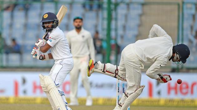 Niroshan Dickwella (44), however, had some other plans. (AFP) Niroshan Dickwella (44), however, had some other plans. (AFP)