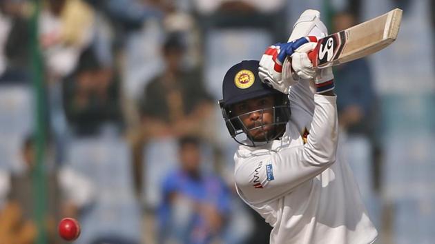 Sri Lanka's Dhananjaya De Silva however frustrated the home team with confident stroke-play. (AP) Sri Lanka's Dhananjaya De Silva however frustrated the home team with confident stroke-play. (AP)