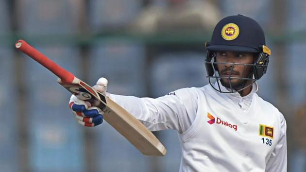 Dhananjaya de Silva scored his third Test ton in the match. (PTI) Dhananjaya de Silva scored his third Test ton in the match. (PTI)