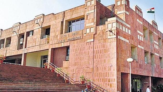 The JNU administration, in a notice sent to one of the organisers on Tuesday, said that the talk has been cancelled. (HT FILE) The JNU administration, in a notice sent to one of the organisers on Tuesday, said that the talk has been cancelled. (HT FILE)