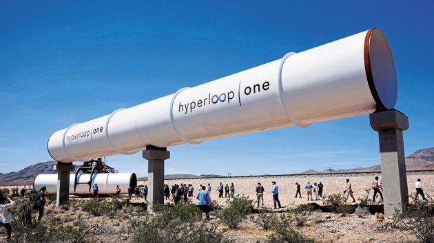 The travel time between the two metro cities would be achieved in 14 minutes as per the hyperloop technology.(HT REPRESENTATIVE IMAGE) The travel time between the two metro cities would be achieved in 14 minutes as per the hyperloop technology.(HT REPRESENTATIVE IMAGE)