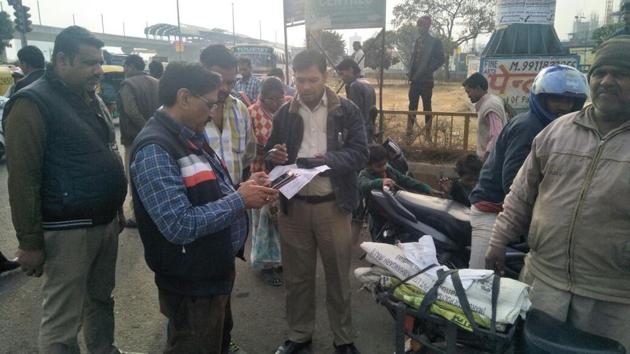 The district administration is cracking down on establishments and residents occupying public spaces for parking vehicles, with an aim to decongest city roads. The district administration is cracking down on establishments and residents occupying public spaces for parking vehicles, with an aim to decongest city roads.