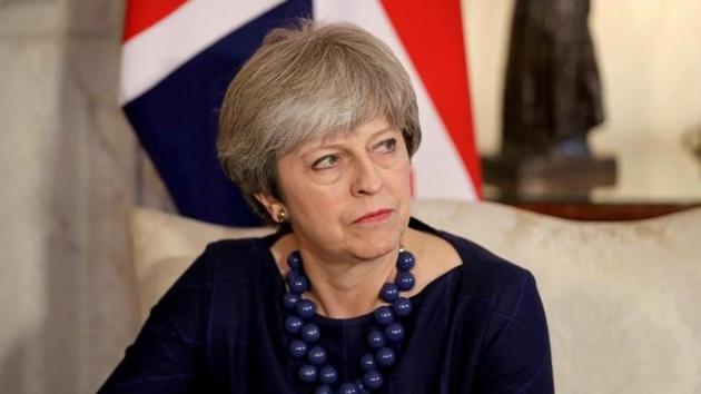 Britain's Prime Minister Theresa May at 10 Downing Street, London.(Reuters File Photo)