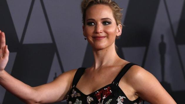 Jennifer Lawrence at the 9th Governors Awards. (REUTERS) Jennifer Lawrence at the 9th Governors Awards. (REUTERS)