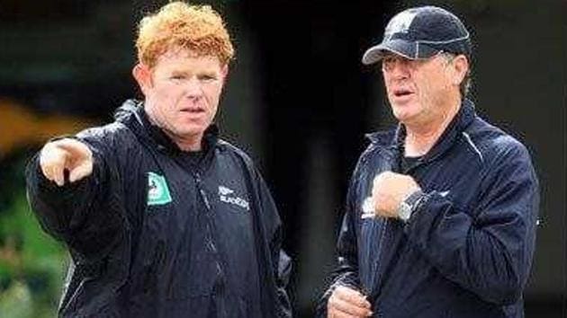 James Pamment (L) was appointed as the new Mumbai Indians fielding coach for IPL 2018. (HT Photo) James Pamment (L) was appointed as the new Mumbai Indians fielding coach for IPL 2018. (HT Photo)