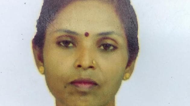 Sharda Ghodeswar died after a tree fell on her on Thursday. (HT) Sharda Ghodeswar died after a tree fell on her on Thursday. (HT)