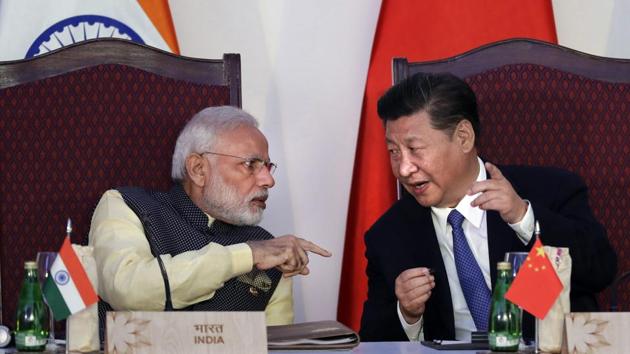 Prime Minister Narendra Modi with Chinese President Xi Jinping at the BRICS summit in Goa. (AP File Photo) Prime Minister Narendra Modi with Chinese President Xi Jinping at the BRICS summit in Goa. (AP File Photo)