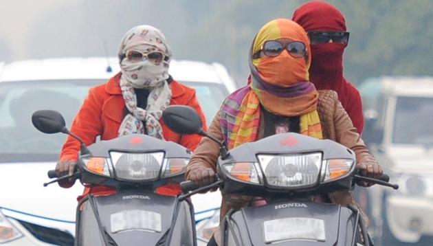 While Punjab and Haryana exempts a turbaned Sikh and Sikh women from wearing helmet, in Chandigarh besides turbaned Sikhs all women are exempted. (HT File) While Punjab and Haryana exempts a turbaned Sikh and Sikh women from wearing helmet, in Chandigarh besides turbaned Sikhs all women are exempted. (HT File)