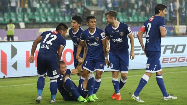 With the win, Chennaiyin are at the top of the ISL standings with 9 points from four games. (ISL) With the win, Chennaiyin are at the top of the ISL standings with 9 points from four games. (ISL)
