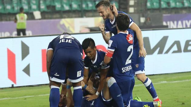 A brace from Jeje Lalpekhlua handed Chennaiyin FC a 3-2 win over ATK in the Indian Super League on Thursday. (ISL)