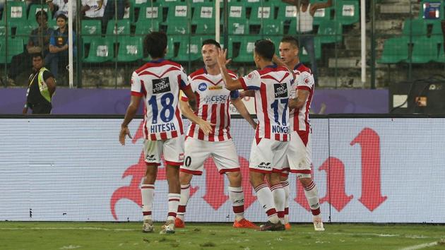 Zeqinha equalised for ATK in the 77th minute, making the score 1-1. (ISL) 